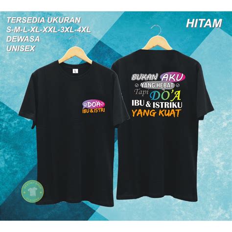 Jual DOA IBU DAN ISTRIKU LOGO PAKAIAN PRIA ATASAN T SHIRT KAOS GAMBAR