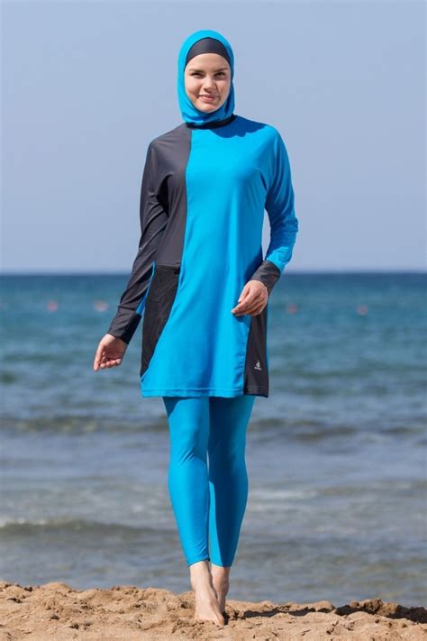 Duru Womens Swimsuit Full Cover Hijab Burkini Islamic Hindu Arab