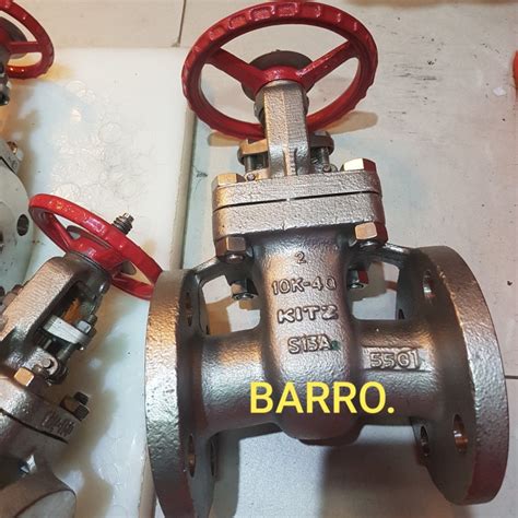 Jual Gate Valve Stainless Kitz Ss Jis K Shopee Indonesia