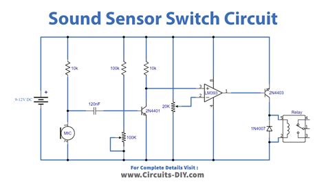 Simple Sound Detector Circuit Diagram Circuit Diagram