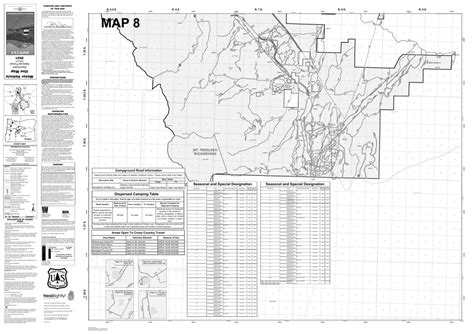 Deschutes Nf Motor Vehicle Use Map Map 8 By Us Forest Service R6 Pacific Northwest Region