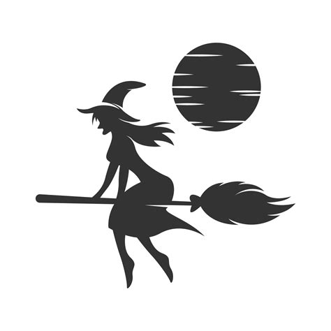 Witch, witch hat logo icon design 14919240 Vector Art at Vecteezy