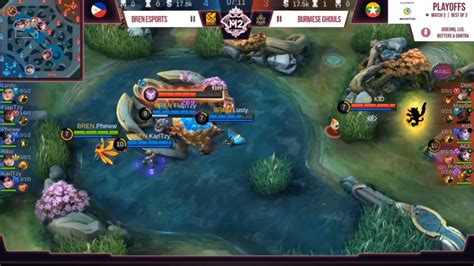 Bren Esports Vs Burmese Ghoulds Game Philippines Vs Myanmar M