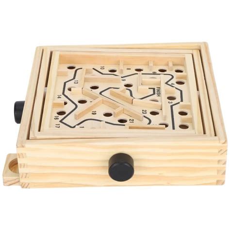 Jeu de balle de labyrinthe en bois jouets éducatifs La structure en