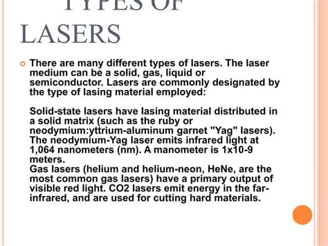 Laser Technology - Basics & Applications