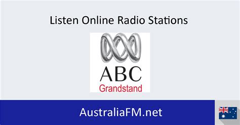 ABC Grandstand live - Australian Radio Online