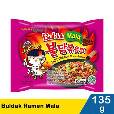 Samyang Mie Instant Buldak Ramen Mala 135gr Toko Elmanna