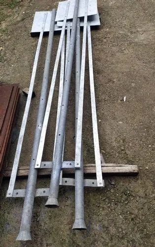 Galvanized Iron GI Earthing Plate Set For Industrial Size 10 Feet At