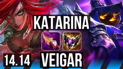 Katarina Vs Veigar Mid Legendary 19 2 6 1200 Games Vn Master