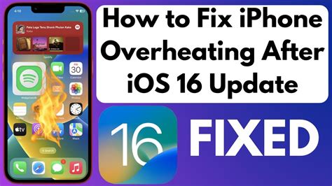 How To Fix Iphone Overheating After New Ios 16 Update Solved Youtube