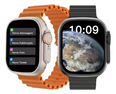 Smartwatch W68 Ultra Series 8 Nfc Tela 2 02 Lancamento Novo Frete grátis