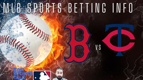 Boston Red Sox VS Minnesota Twins Free MLB Sports Betting Info 9 21 24