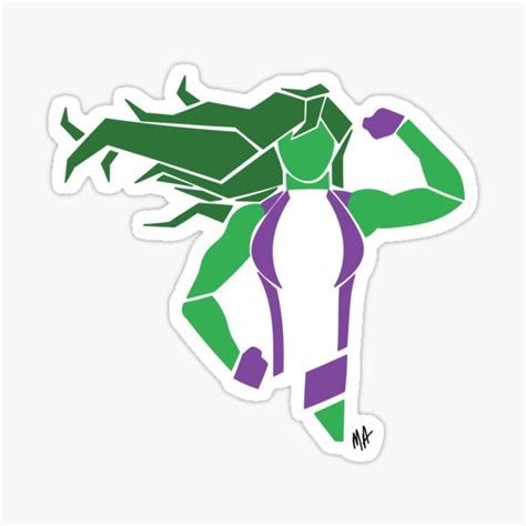 She Hulk Stickers Redbubble