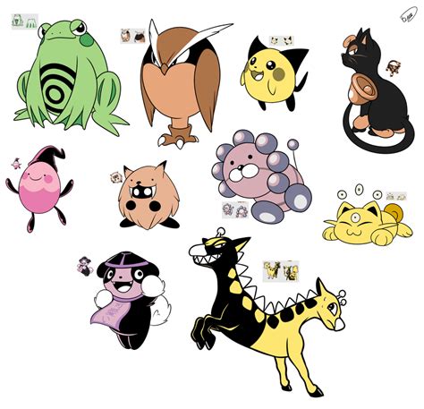 Pokemon Gold ~ unused friends! by Zieghost on DeviantArt