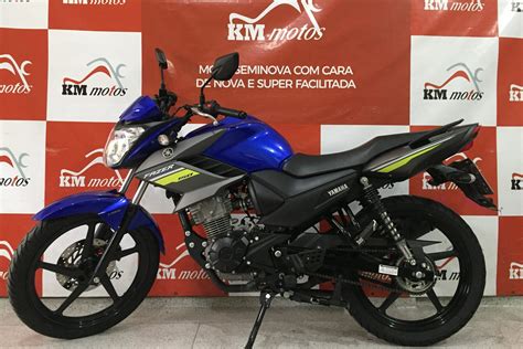 Yamaha Fazer Ys Sed Azul Km Motos Sua Loja De Motos Semi Novas