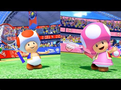 Mario Tennis Aces Toad Vs Toadette YouTube