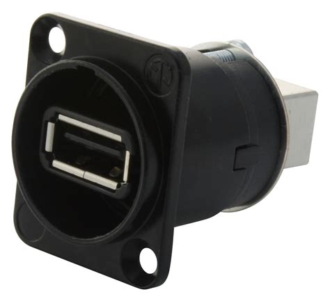 NAUSB W B Neutrik USB Adapter Multimedia USB Type A Receptacle