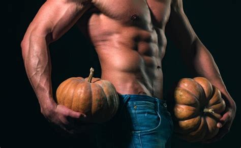 Premium Photo Halloween Man Party Poster Or Greeting Card Shirtless