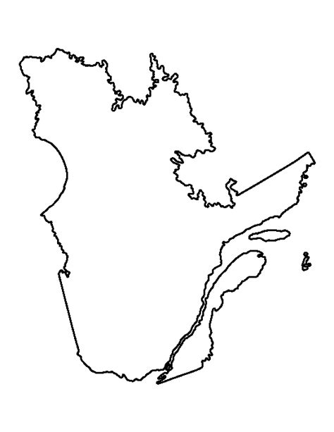 Printable Quebec Template