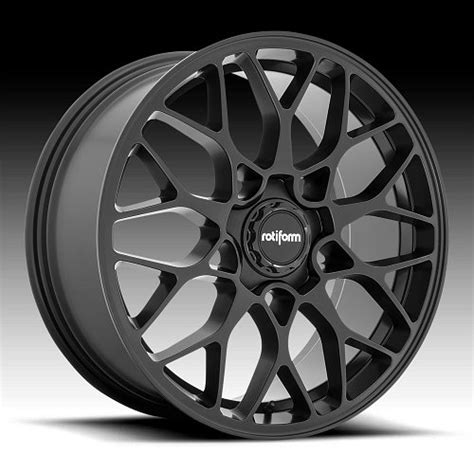 Rotiform Sgn R Matte Black Custom Wheels R Sgn Rotiform