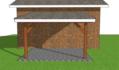 10×12 Lean To Patio Cover Plans Pdf Download Myoutdoorplans