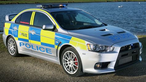 Uk County Gets Three Mitsubishi Lancer Evolution X Police Cars