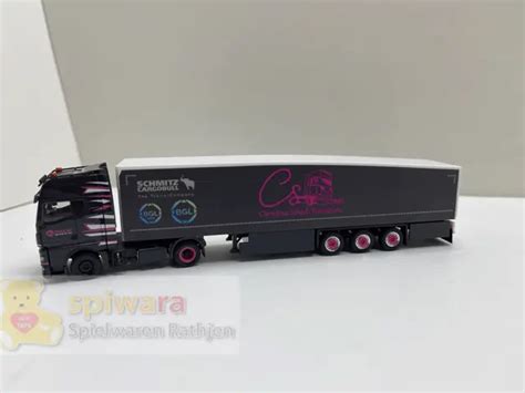 HERPA 953153 MAN TGX GX Ecoflex Gardinenplanensattelzug Christina