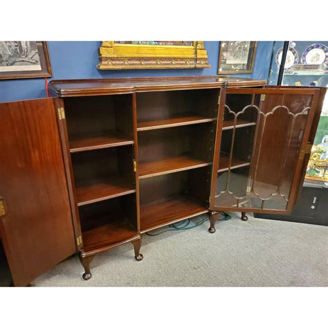 Antique Mahogany Display Cabinet - Princessantiques.net