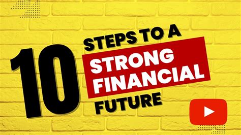 How To Build A Strong Financial Future Financial Planning Youtube