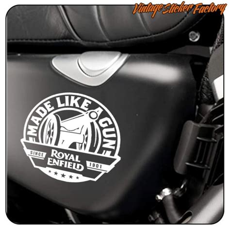 Royal Enfield Made Like A Gun Sticker Buy Vinyl Stickers