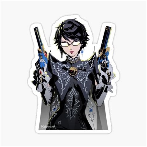 Bayonetta Sticker For Sale By Dat Cravat Redbubble