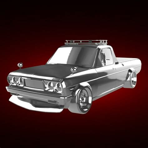 Stl File Datsun 620 Minitruck 🚗 ・3d Printing Idea To Download・cults