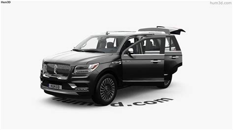 Lincoln Navigator Black Label 인테리어 가 있는 2020 360도 3d 모델 3dmodels