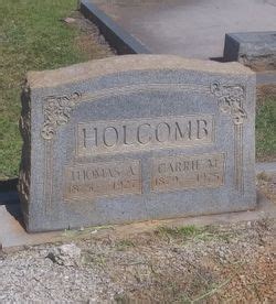 Thomas Alfred Holcomb M Morial Find A Grave