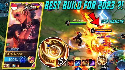 Gusion Skin Kof Gameplay With Best Build 2023 Mobile Legends Youtube