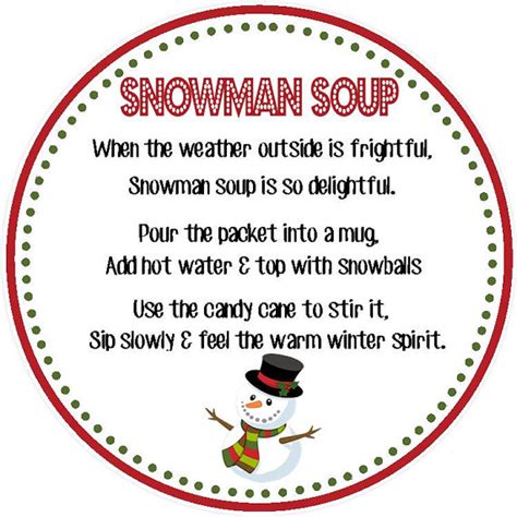 7 Best Images of Christian Snowman Soup Poem Printable - Free Printable ...