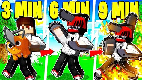 A CADA 3 MINUTOS DA NOVA ADDON DE CHAINSAW MAN 𝗡𝗢 Minecraft Pocket