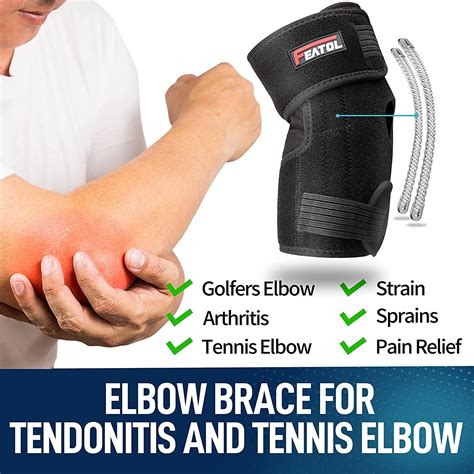 Featol Elbow Brace For Tendonitis Tennis Elbow Men Women Golfers