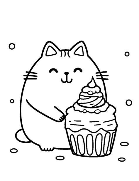 25 Pusheen Coloring Pages Free Fun Sheets