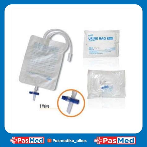 Jual Urine Bag Kantong Urin Liter T Valve Onemed Shopee Indonesia