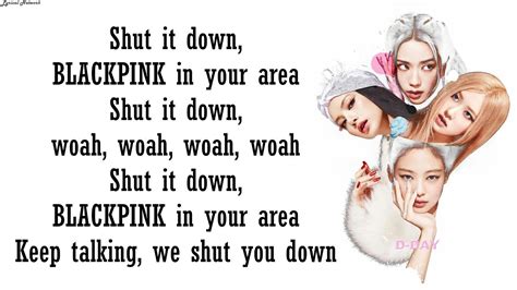 Blackpink Shut Down Lyrics Youtube Music