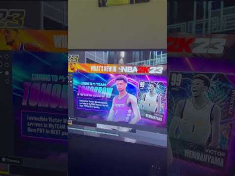 Invincible Victor Wembanyama Coming To Next Packs Tomorrow Myteam