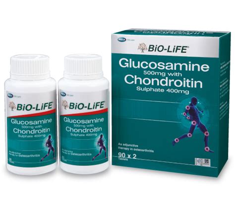 Biolife Glucosamine 500mg With Chondroitin 400mg Tab 2x90s