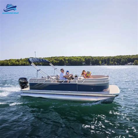 High End Yachts Catamaran Ft Aluminum Pontoon Boat China Fishing