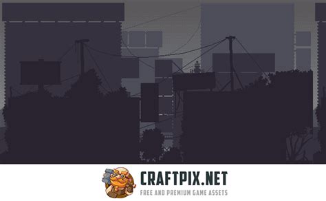 Free Scrolling City Backgrounds Pixel Art