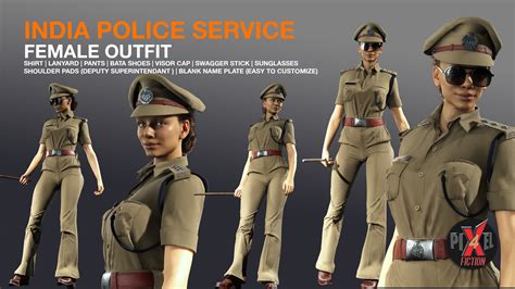 IPS India Police Officer Women Outfit - Character Creator/Outfit ...