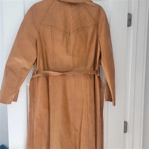 Vintage Suburban Heritage Leather Trench Coat Size Depop