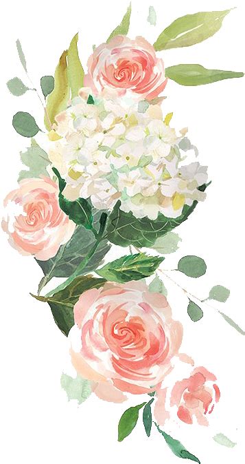 Free Elegant Watercolor Flowers Twitter Background Free Watercolor