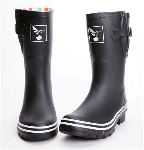 Ladies Wellies Calf Height Wellies Designer Rubber Wellingtons ...