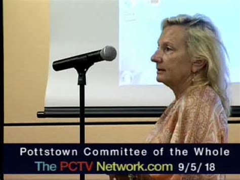 Borough Of Pottstown Committee Of The Whole Meeting Sept Youtube